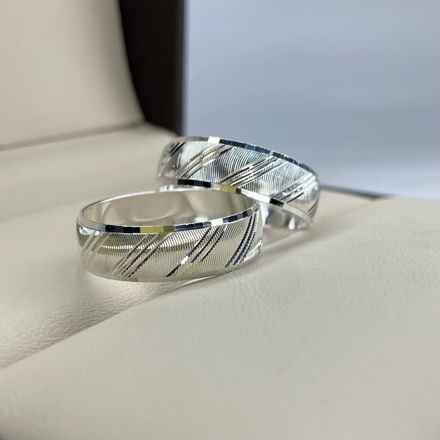 Dúo de Argollas Milán en Plata
