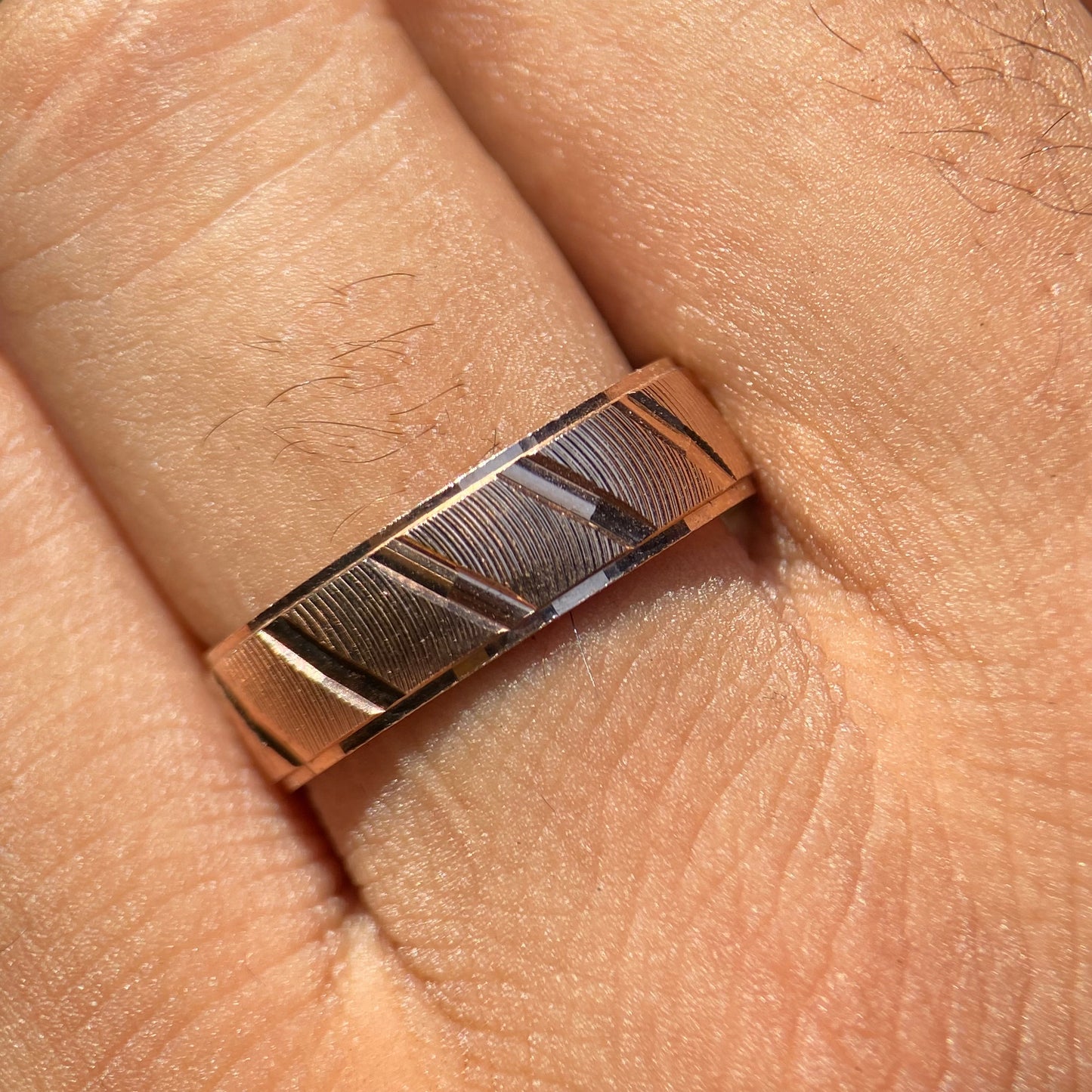 Dúo de Anillos Richard-Amour en Plata con Baño de Oro Rosa