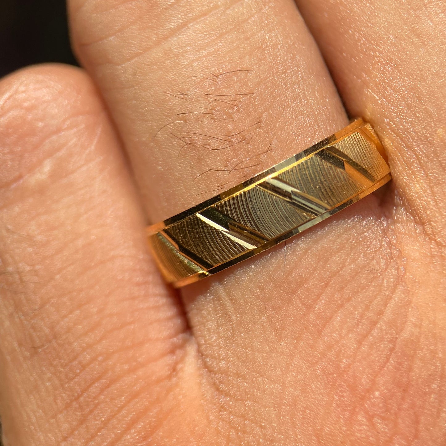 Dúo de Anillos Richard-Amour en Plata con Baño de Oro Amarillo