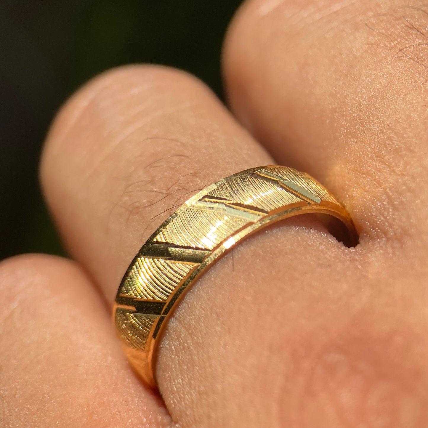 Dúo de Anillos Richard-Charlize en Plata con Baño de Oro Amarillo