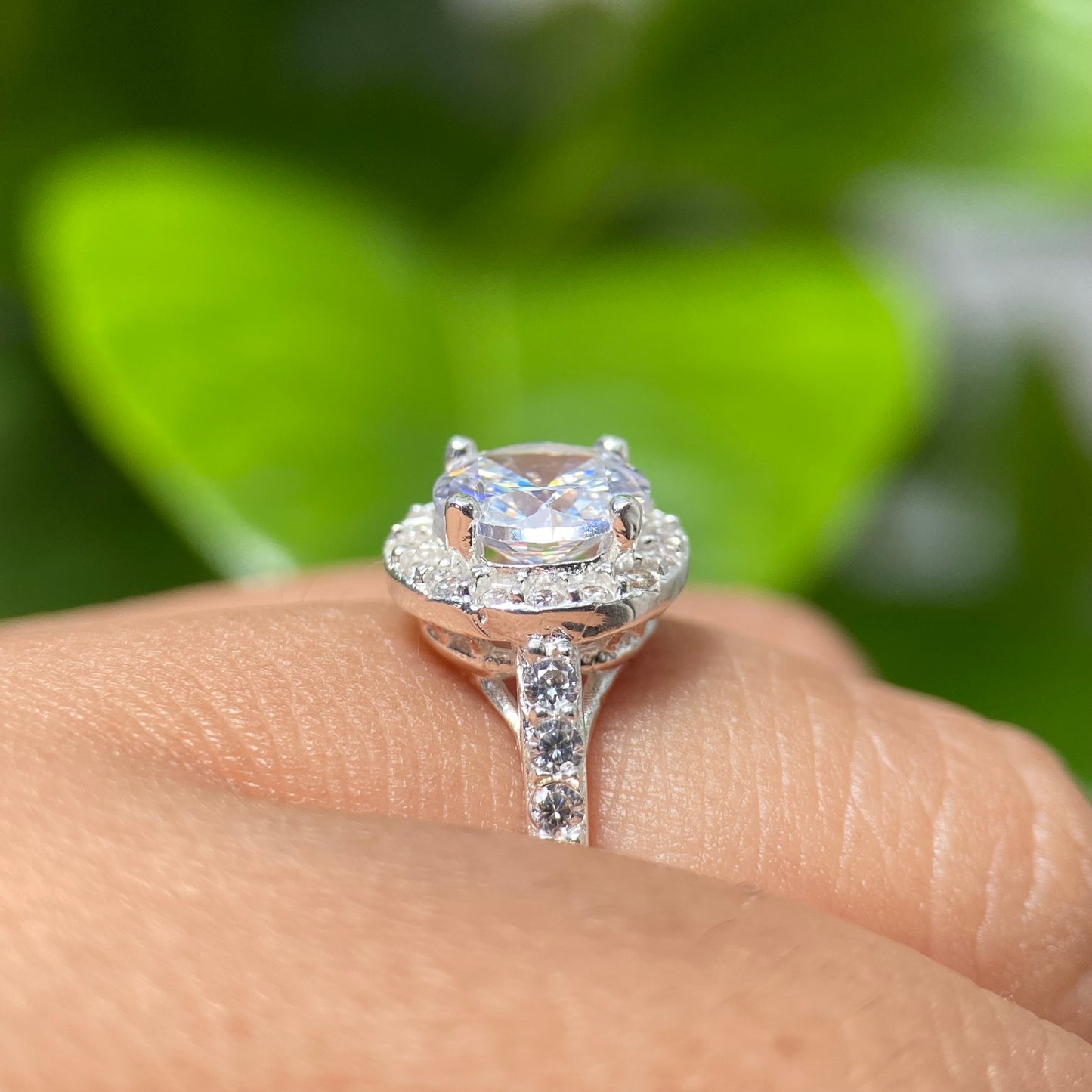 Anillo Adelaide en Plata con Circonias