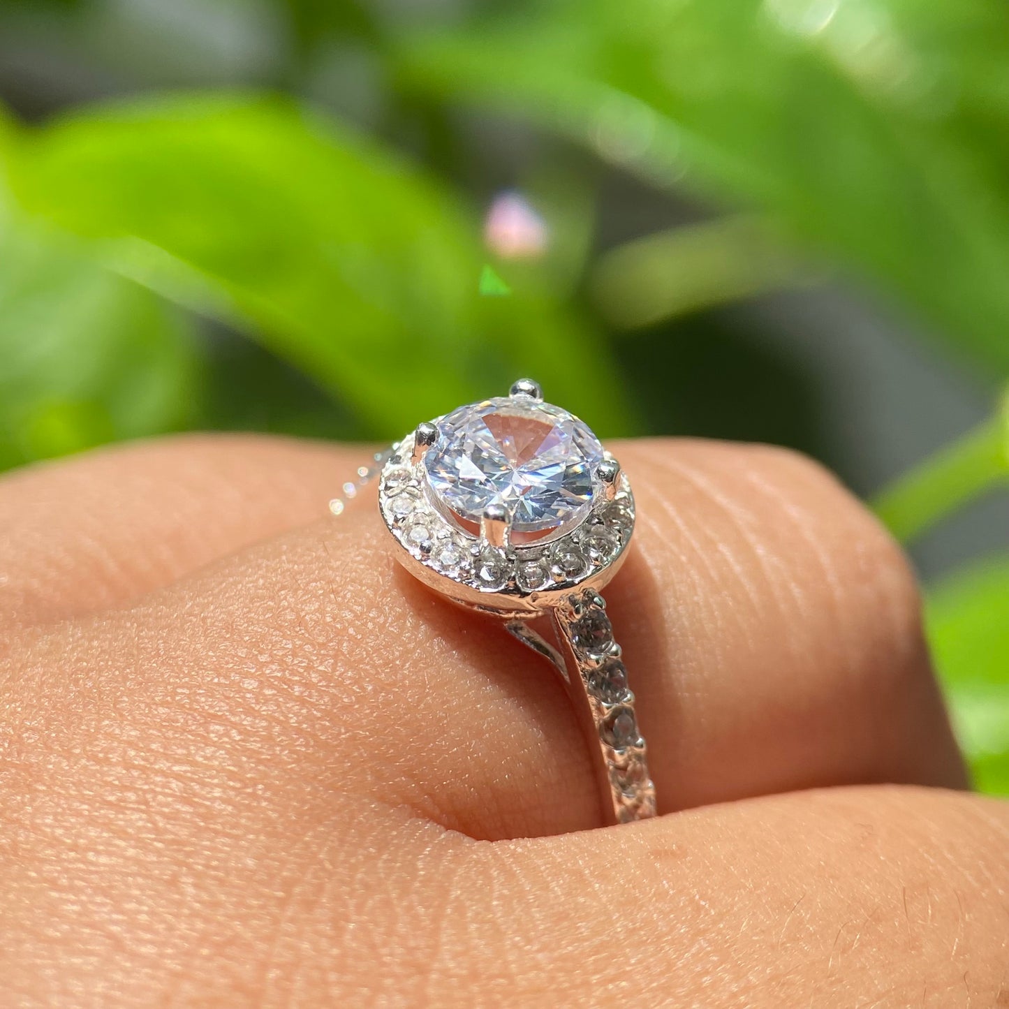Anillo Adelaide en Plata con Circonias