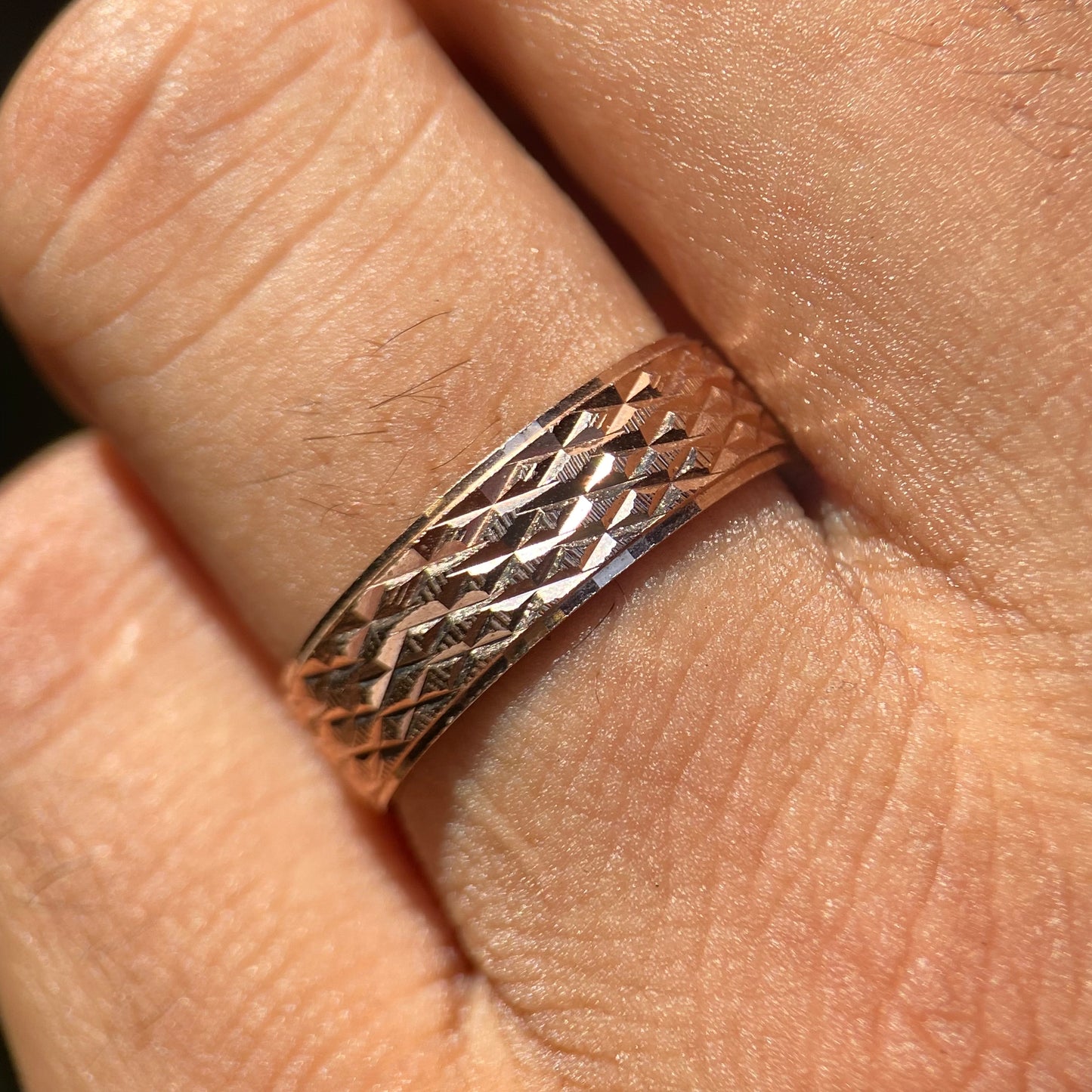 Dúo de Anillos Mateo-Amour en Plata con Baño de Oro Rosa