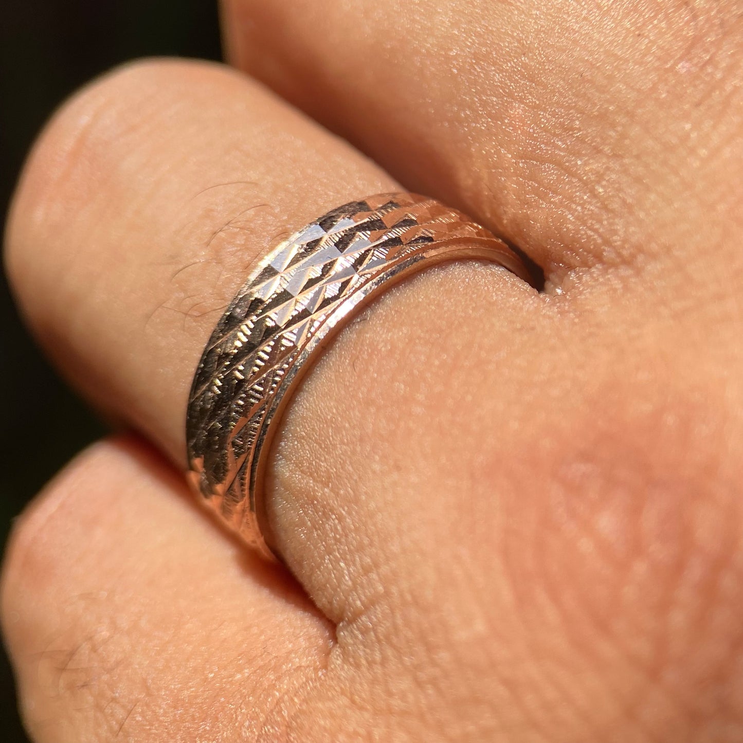 Dúo de Anillos Mateo-Amour en Plata con Baño de Oro Rosa
