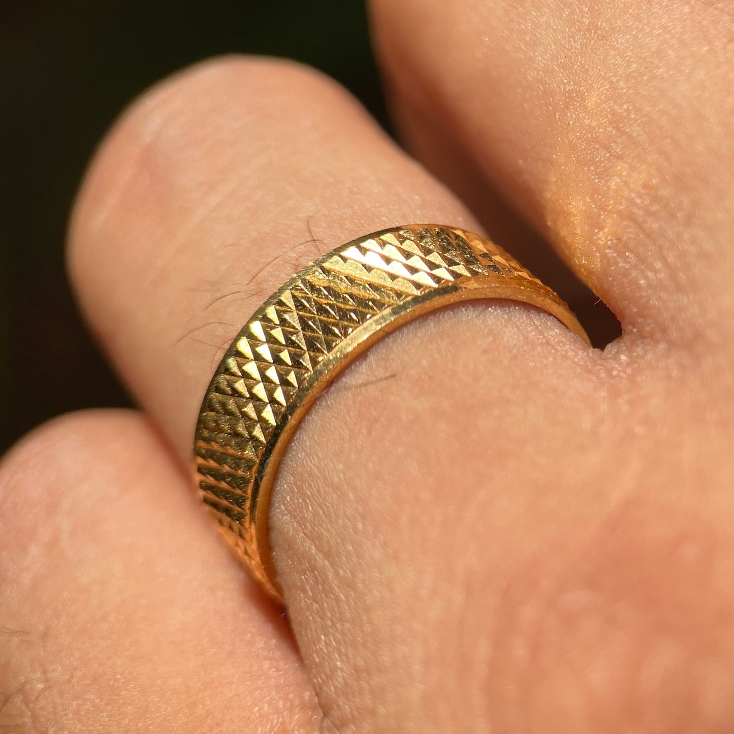 Dúo de Anillos Liam-Amour en Plata con Baño de Oro Amarillo