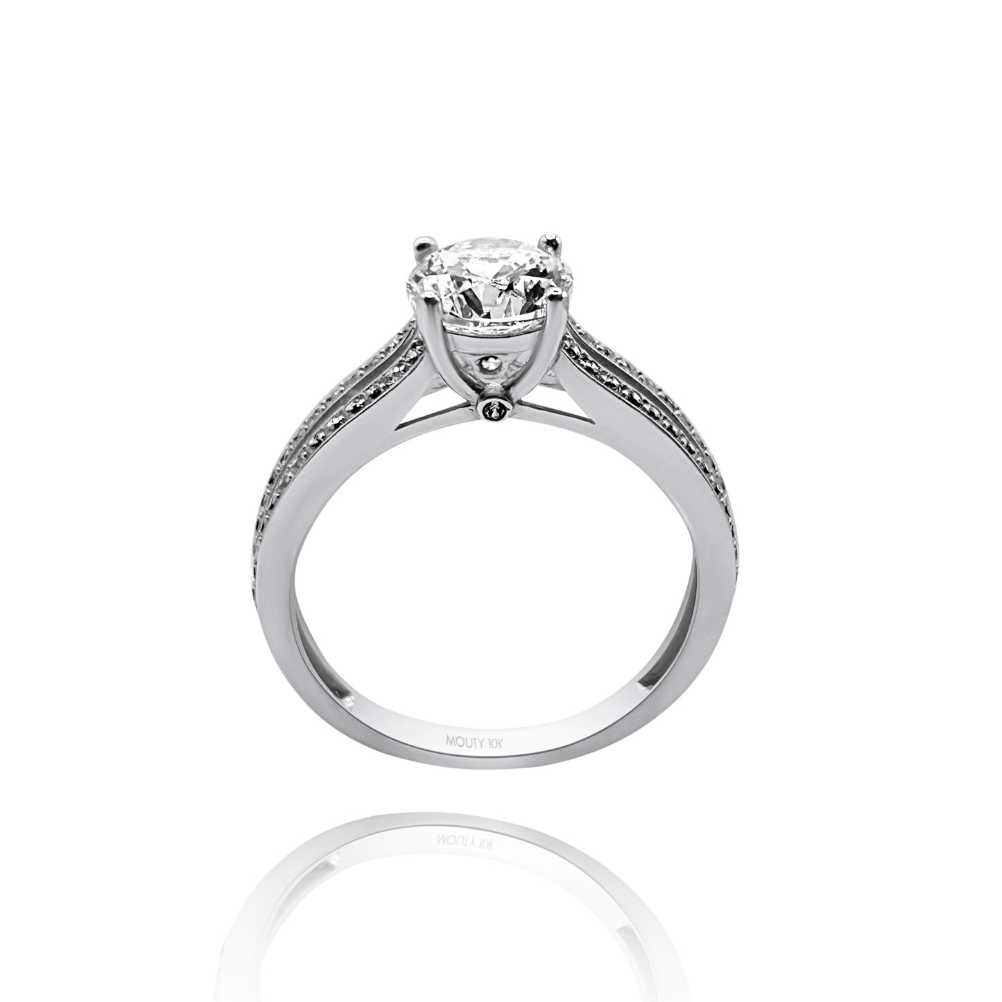 Anillo de compromiso en oro
