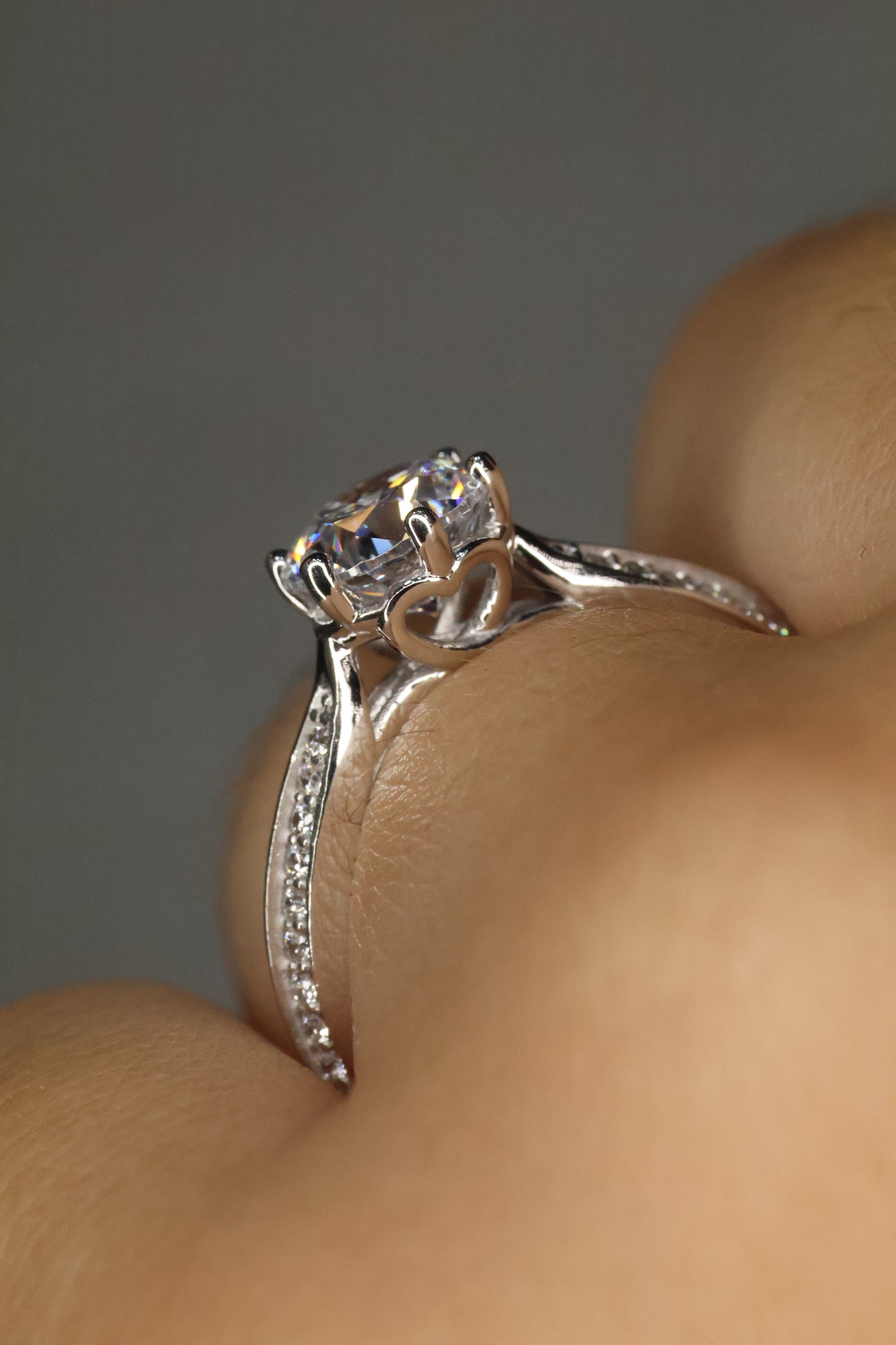Anillo de compromiso en oro