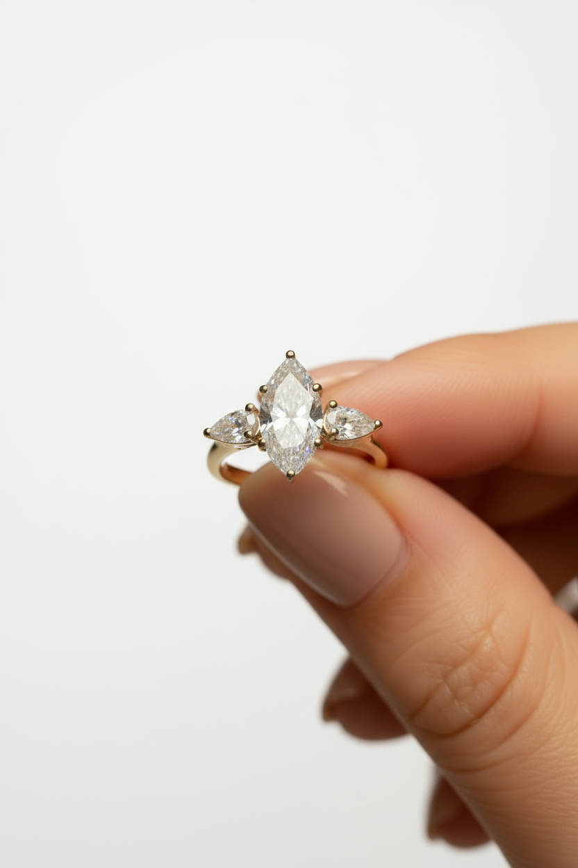 Anillo Osiris en oro 2.00 ct