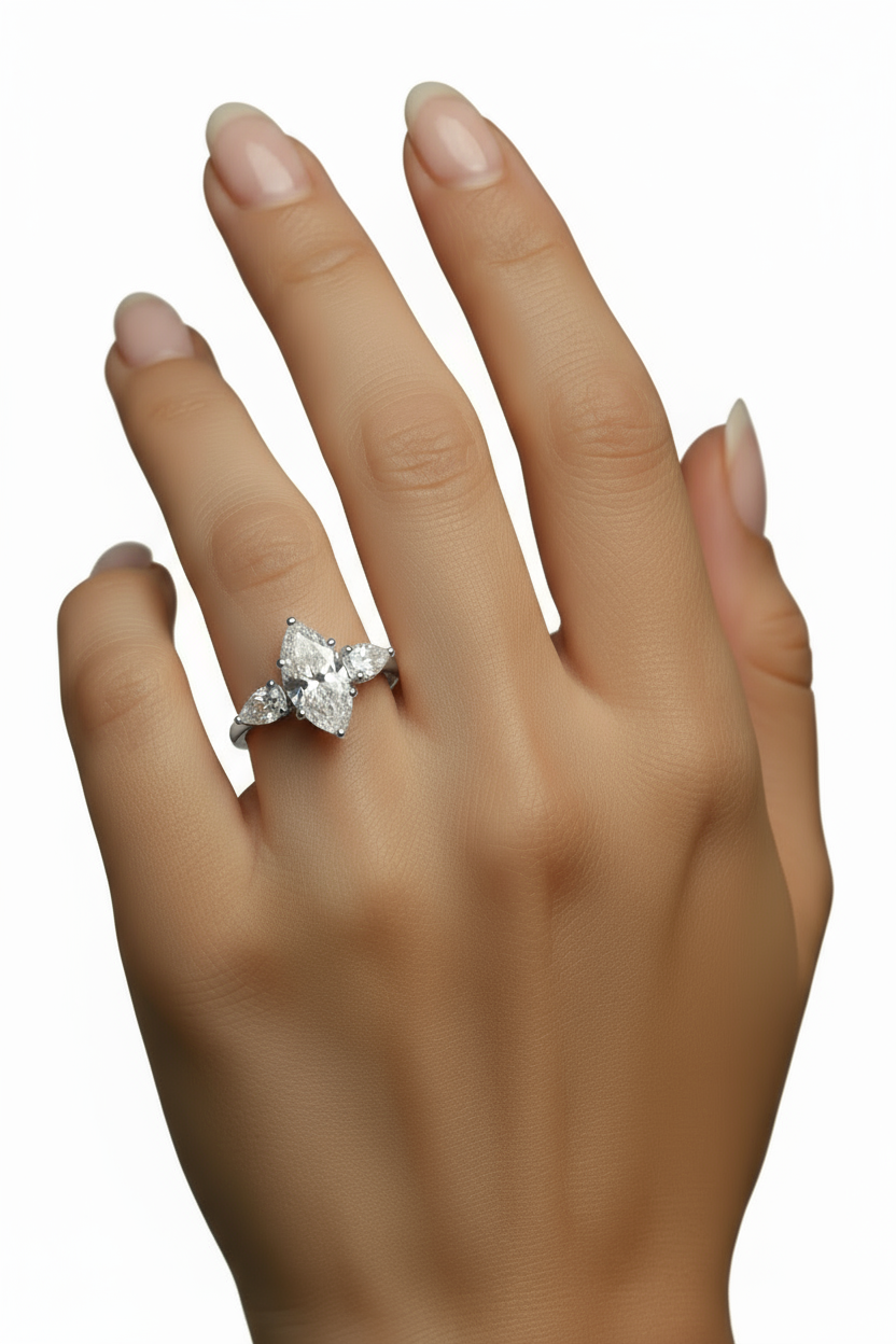 Anillo Osiris en oro 2.00 ct