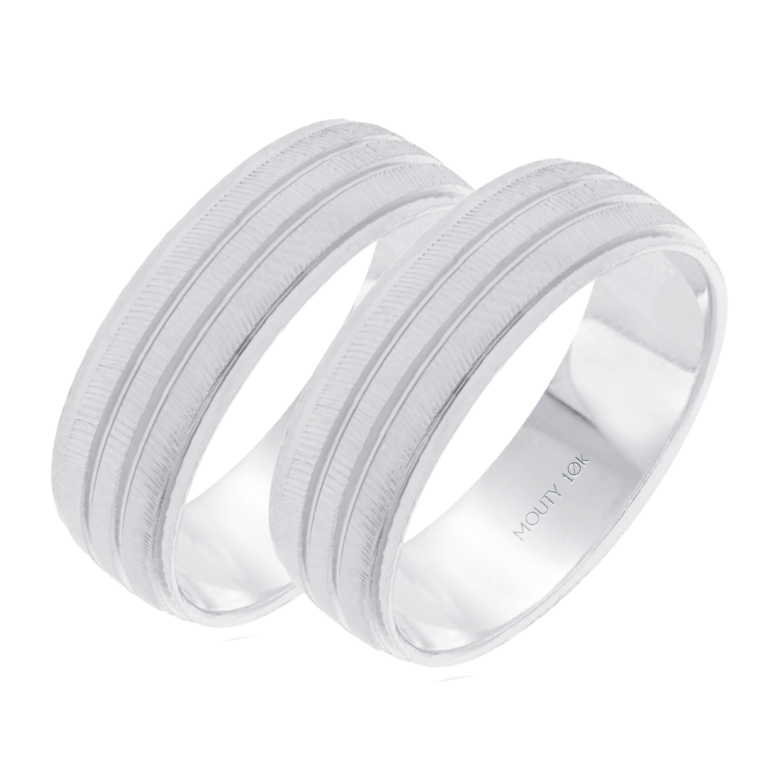 Par de argollas Ethan en oro 6mm