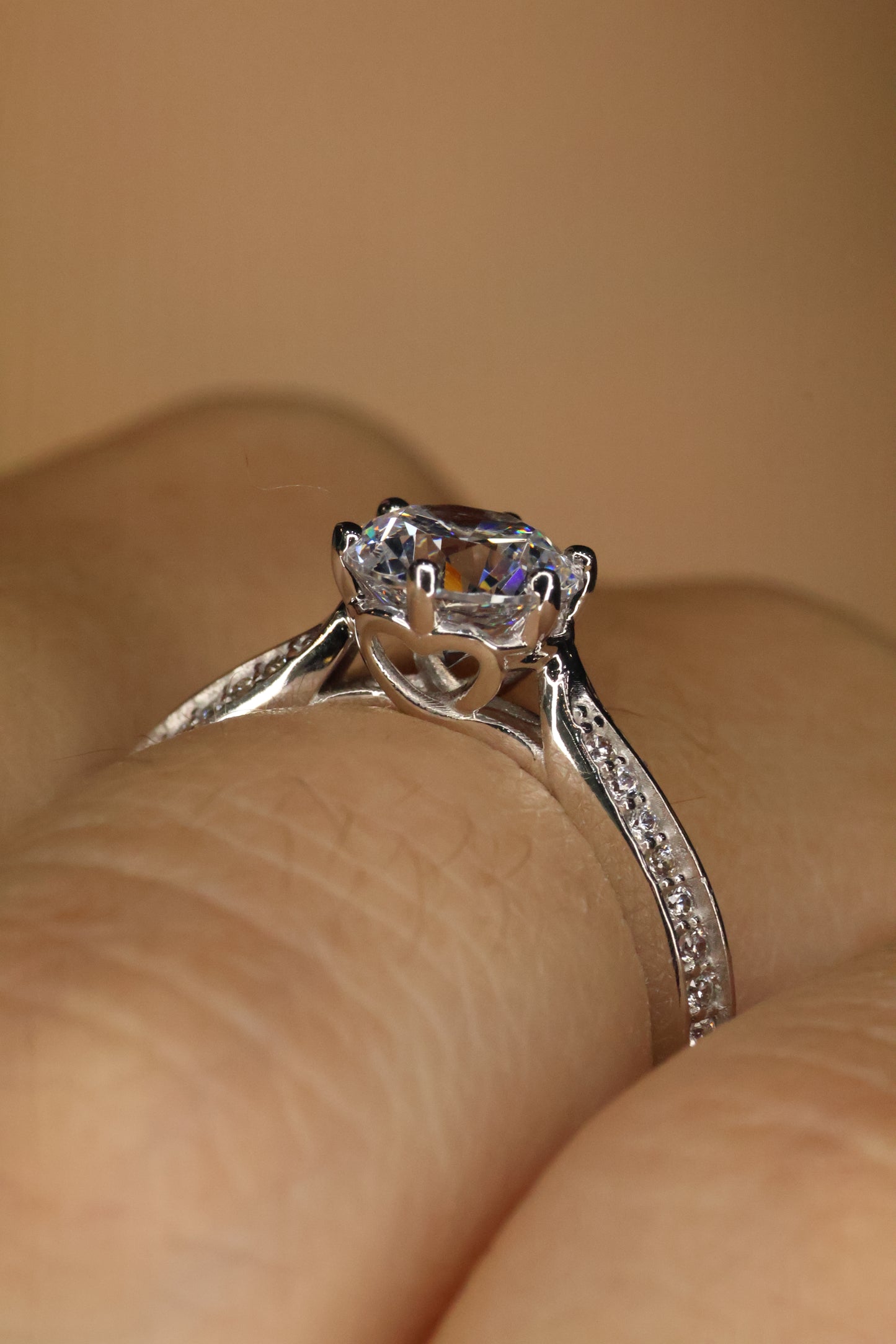 Anillo de compromiso en oro