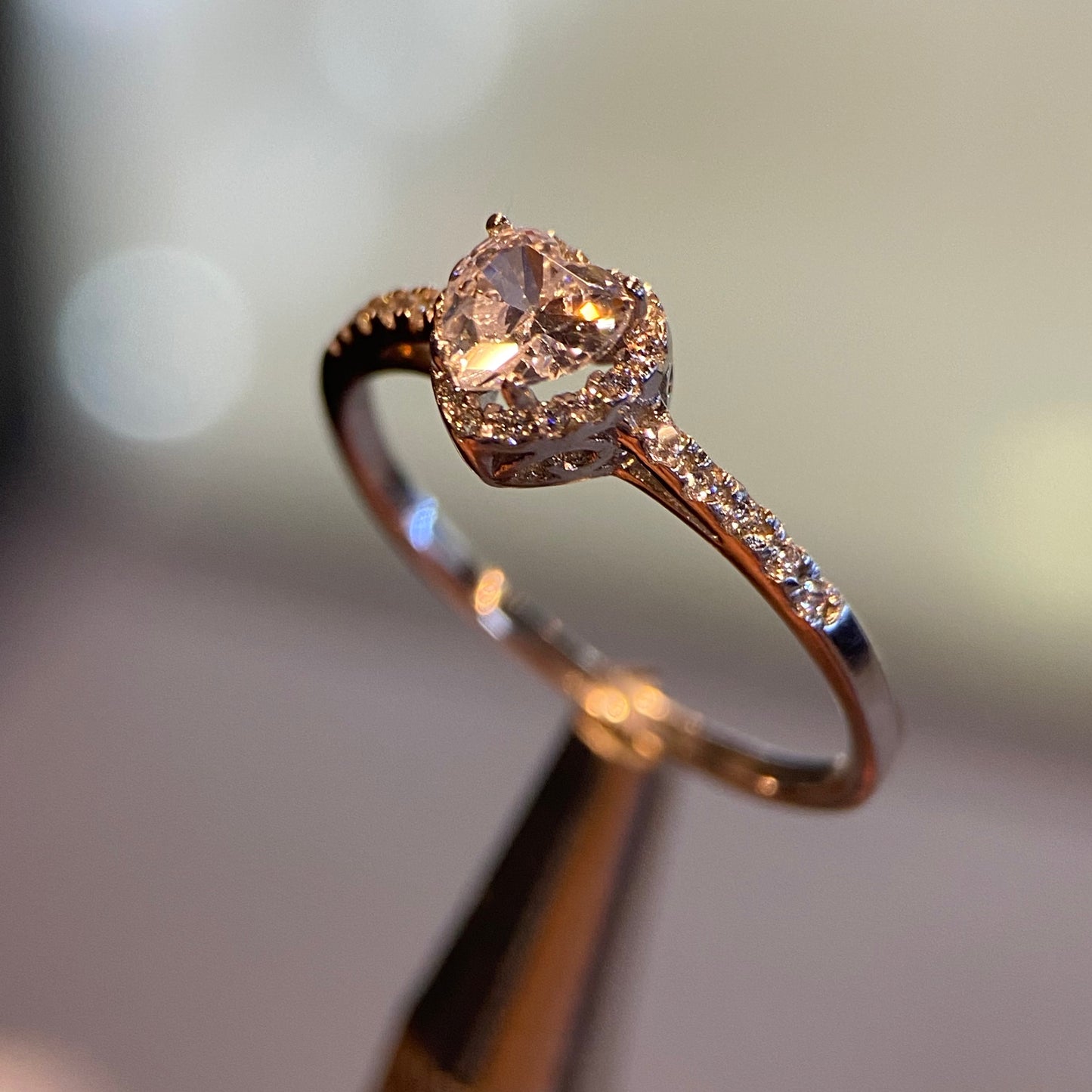 Anillo de compromiso en oro