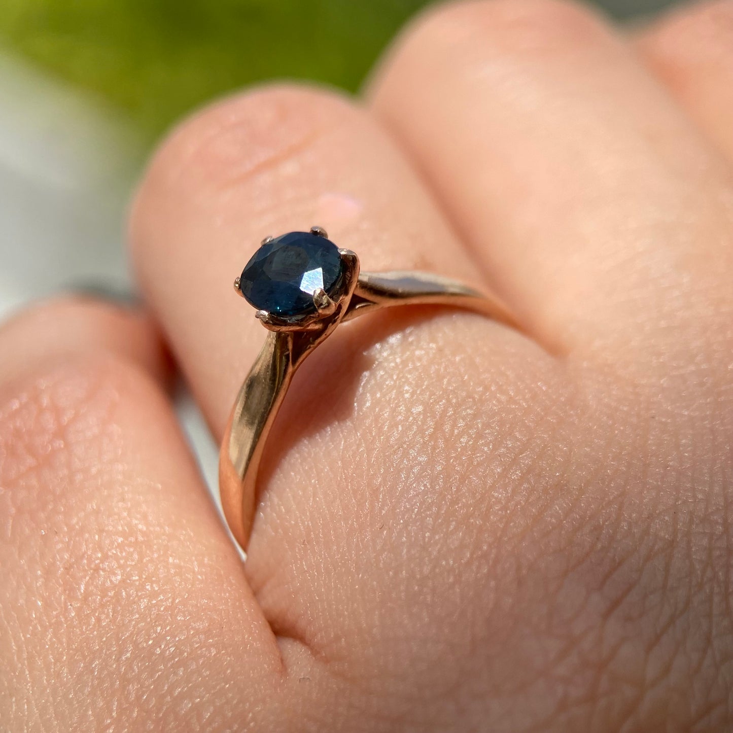 Anillo de compromiso en oro