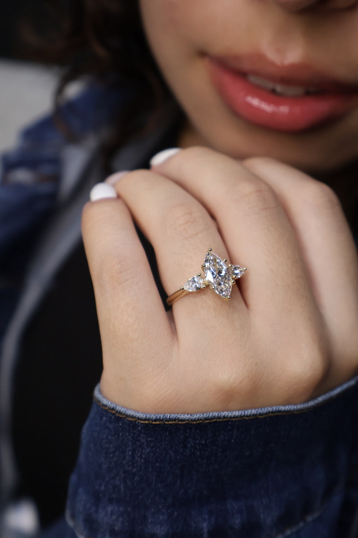 Anillo de compromiso en Oro