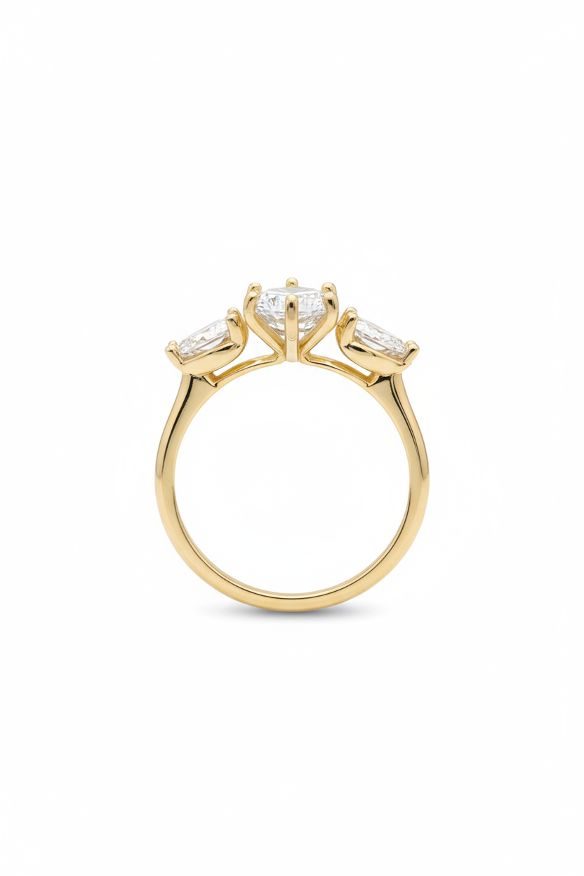 Anillo Osiris en oro 2.00 ct