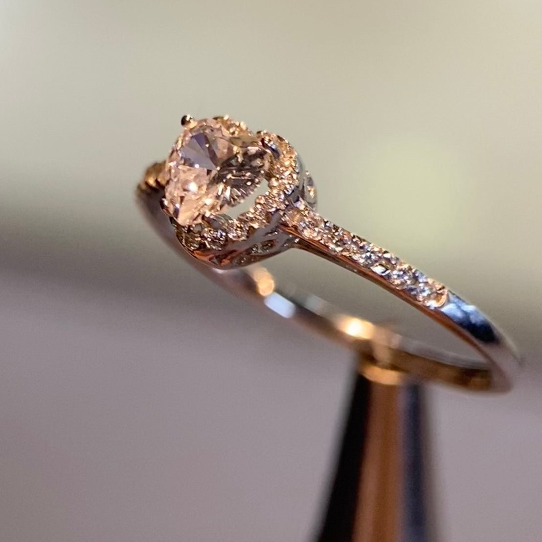 Anillo de compromiso en oro