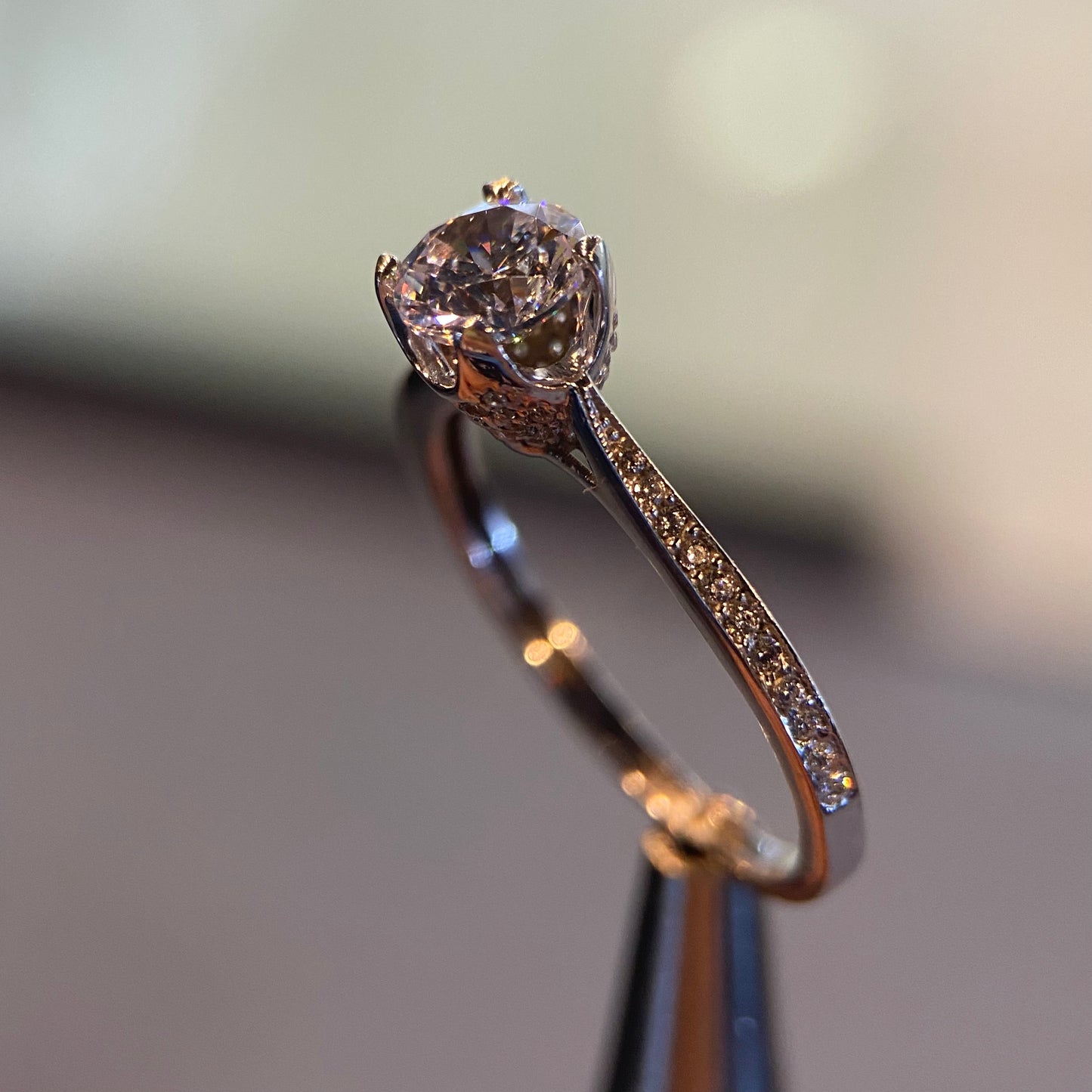 Anillo de compromiso en oro