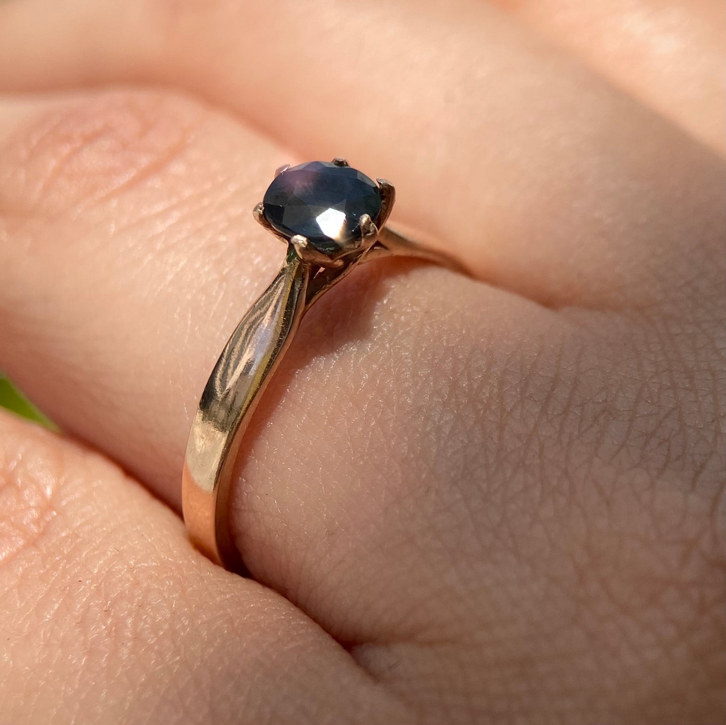 Anillo de compromiso en oro