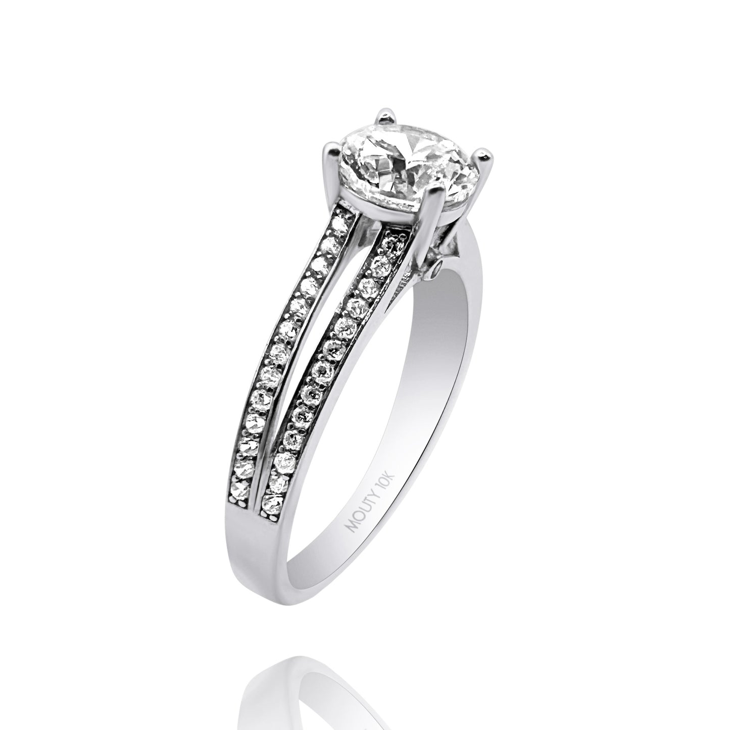 Anillo de compromiso en oro