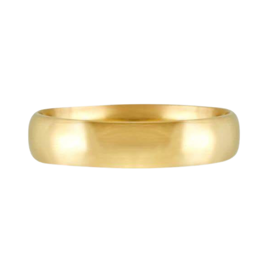 Argolla Lisa en Oro amarillo 4mm
