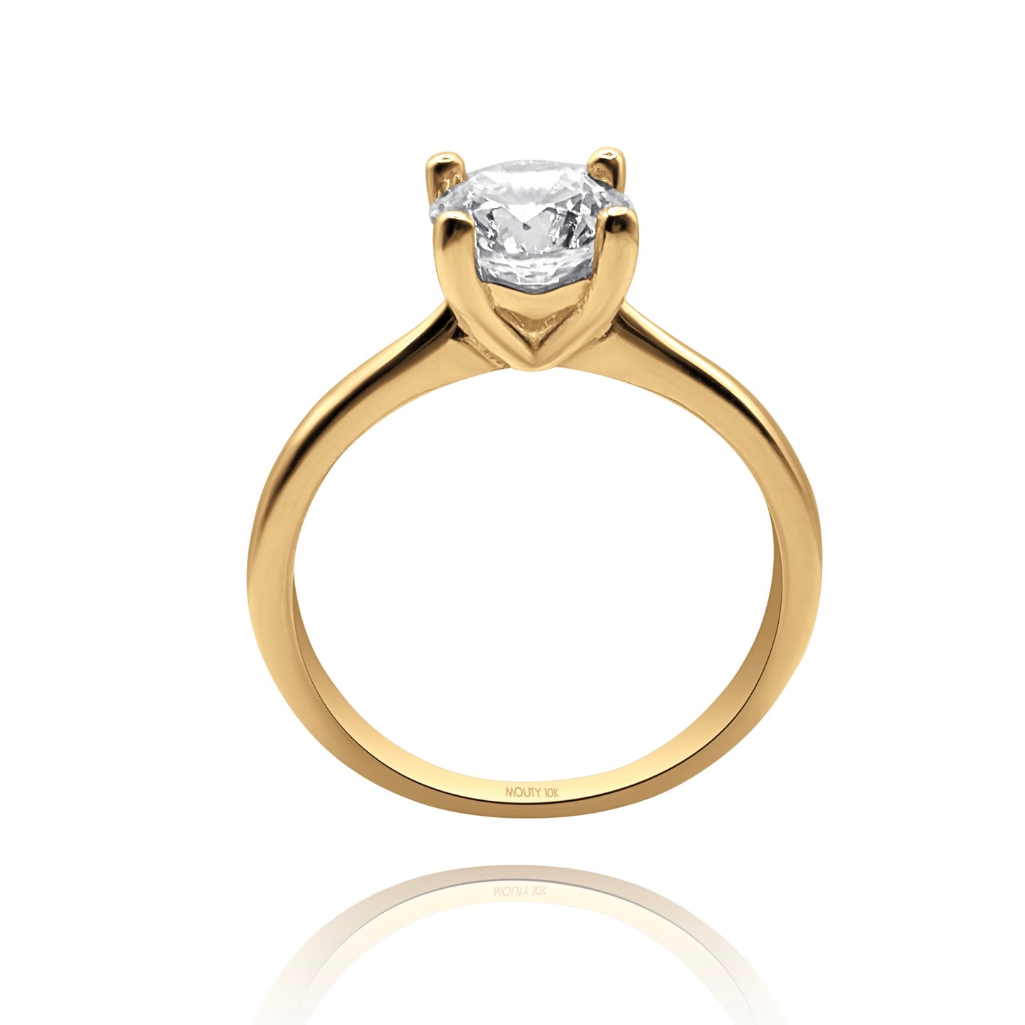 Anillo de compromiso en oro