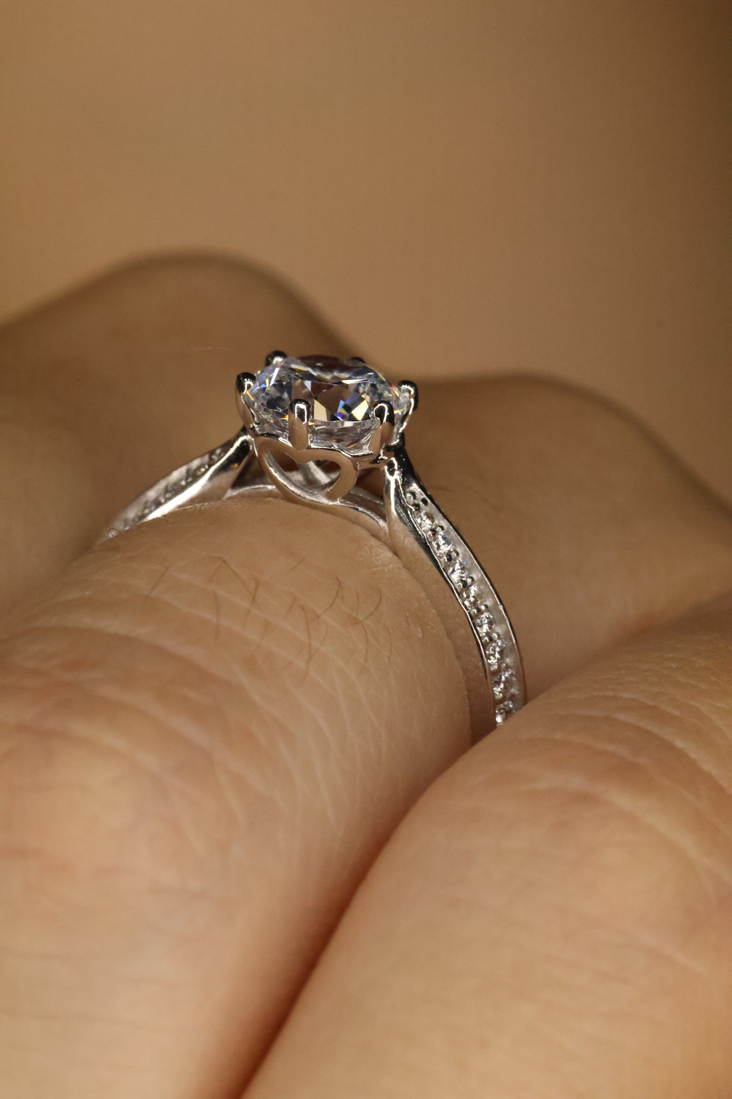 Anillo de compromiso en oro