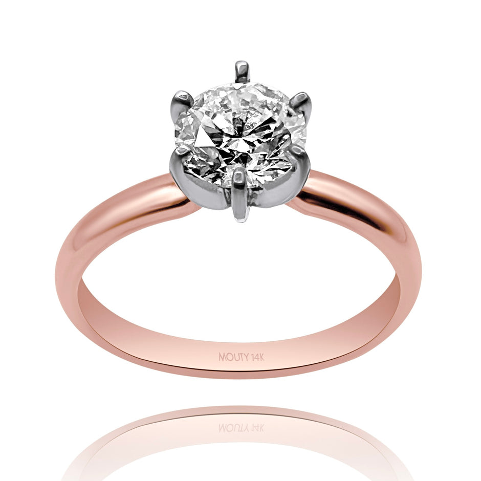 Anillo de compromiso en oro