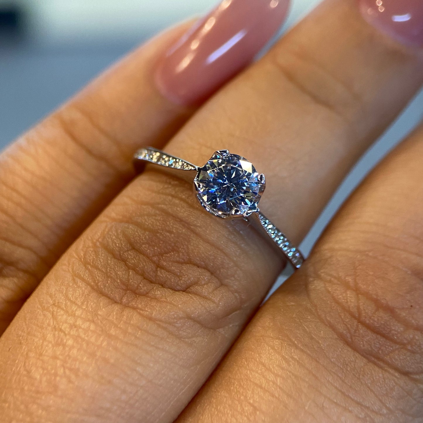 Anillo de compromiso en oro
