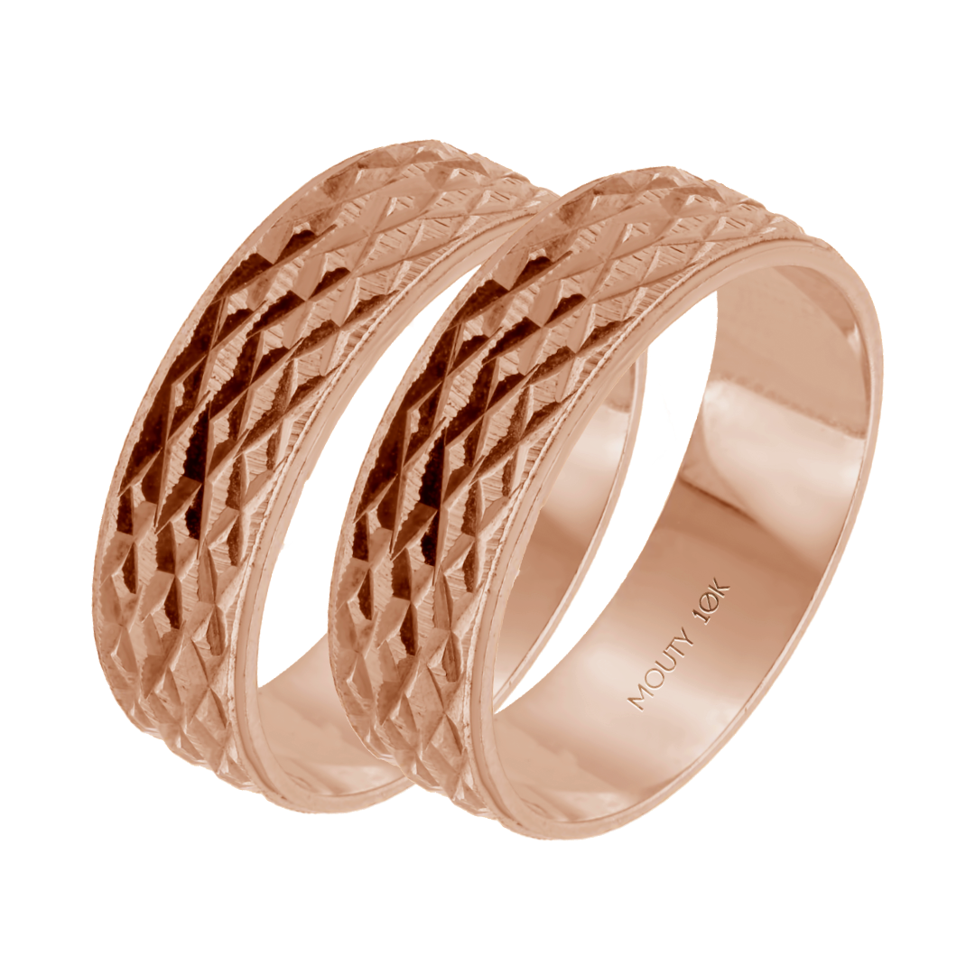 Par de argollas Mateo en oro 6mm