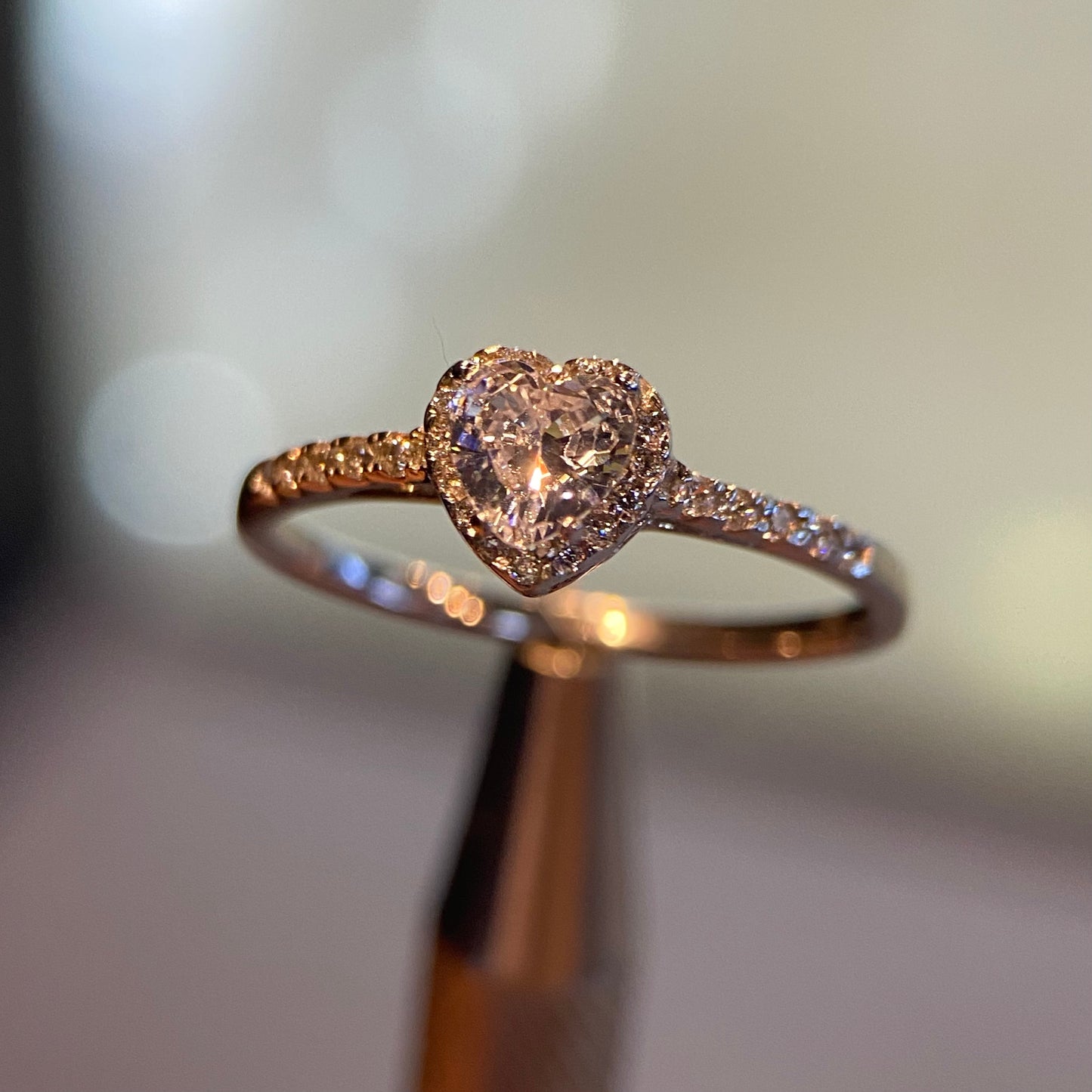 Anillo de compromiso en oro