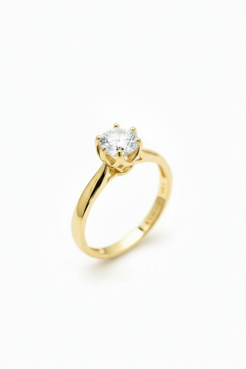 Anillo Magnolia en Oro 1.00 ct