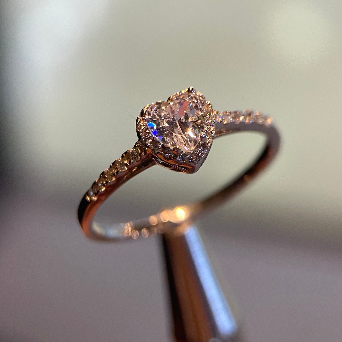 Anillo de compromiso en oro