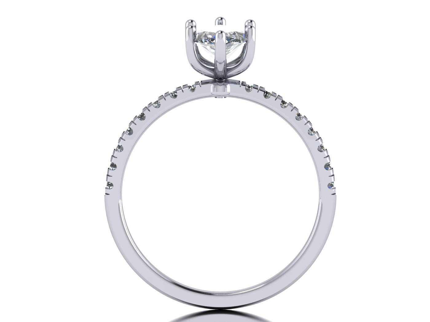 Anillo Val en Oro corte marquise