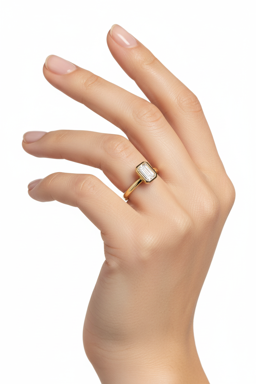 Anillo Ariadne en oro 1.00 ct