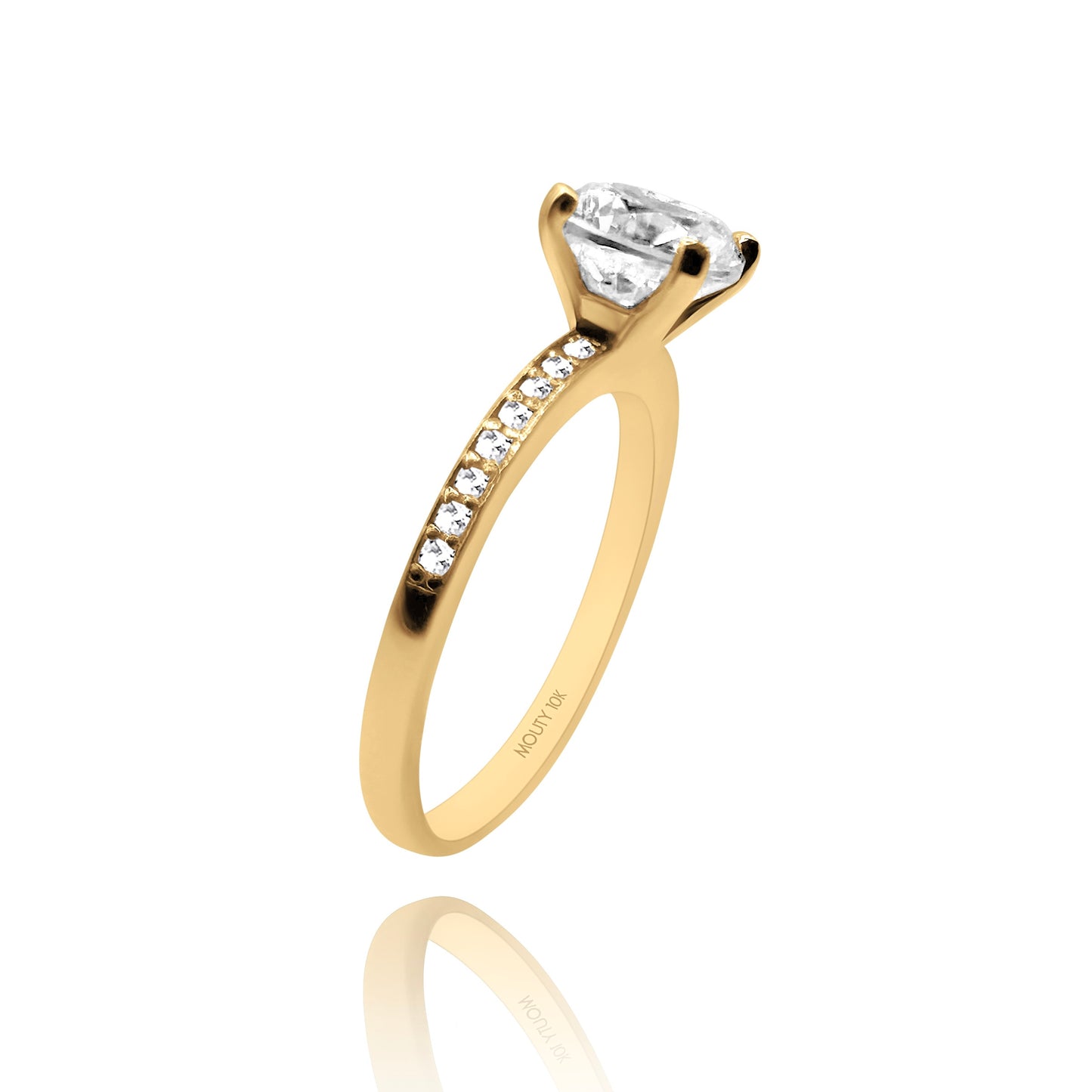 Anillo de compromiso en oro