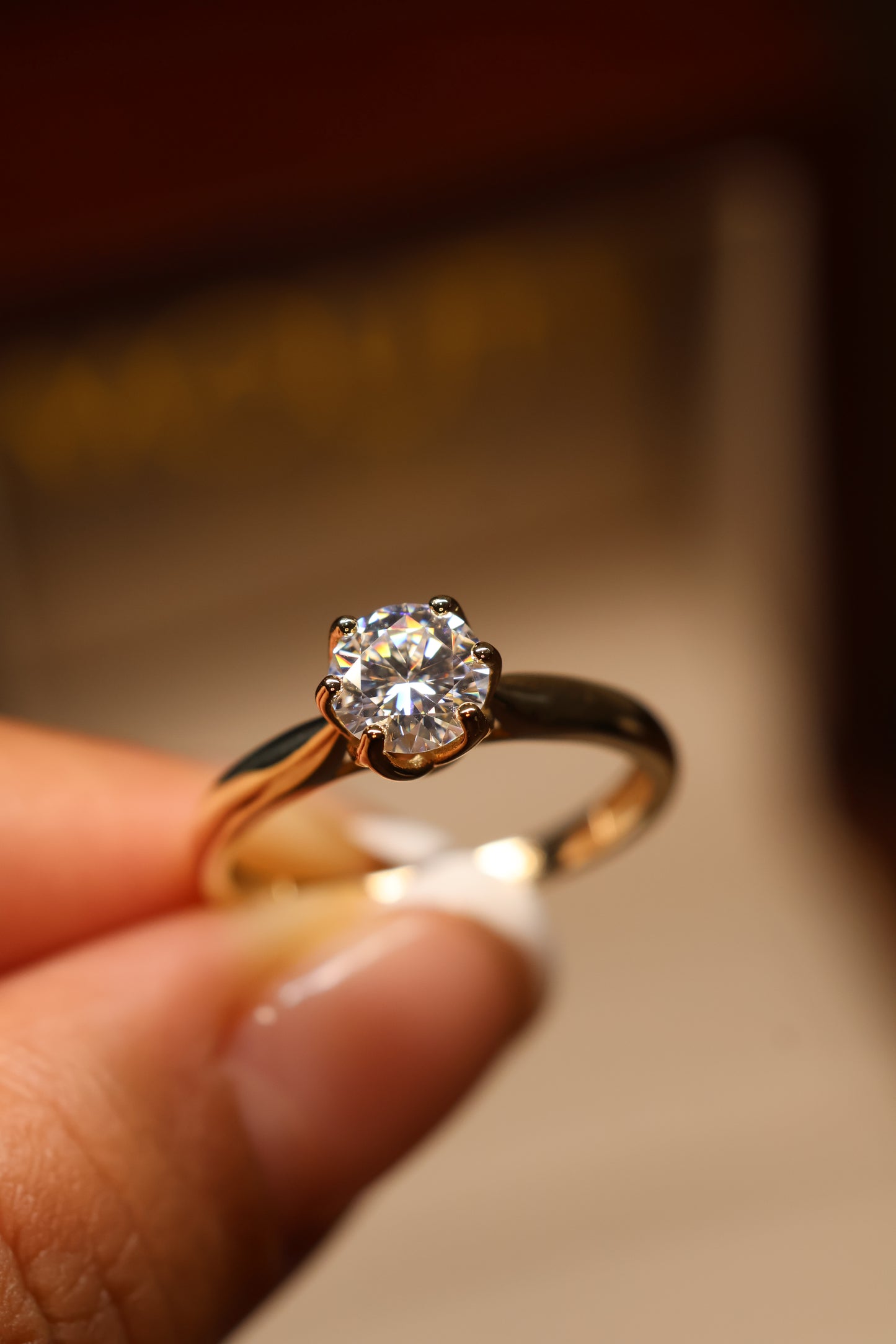Anillo Magnolia  en Oro 1.00 ct