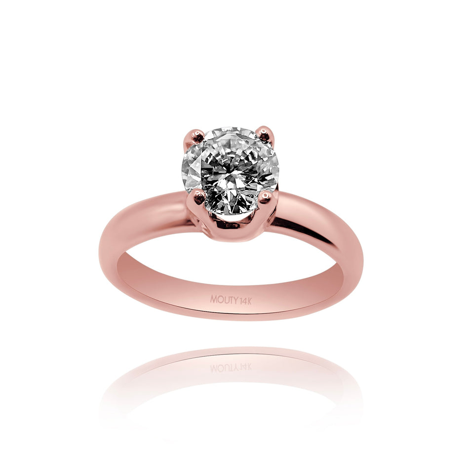 Anillo de compromiso en oro