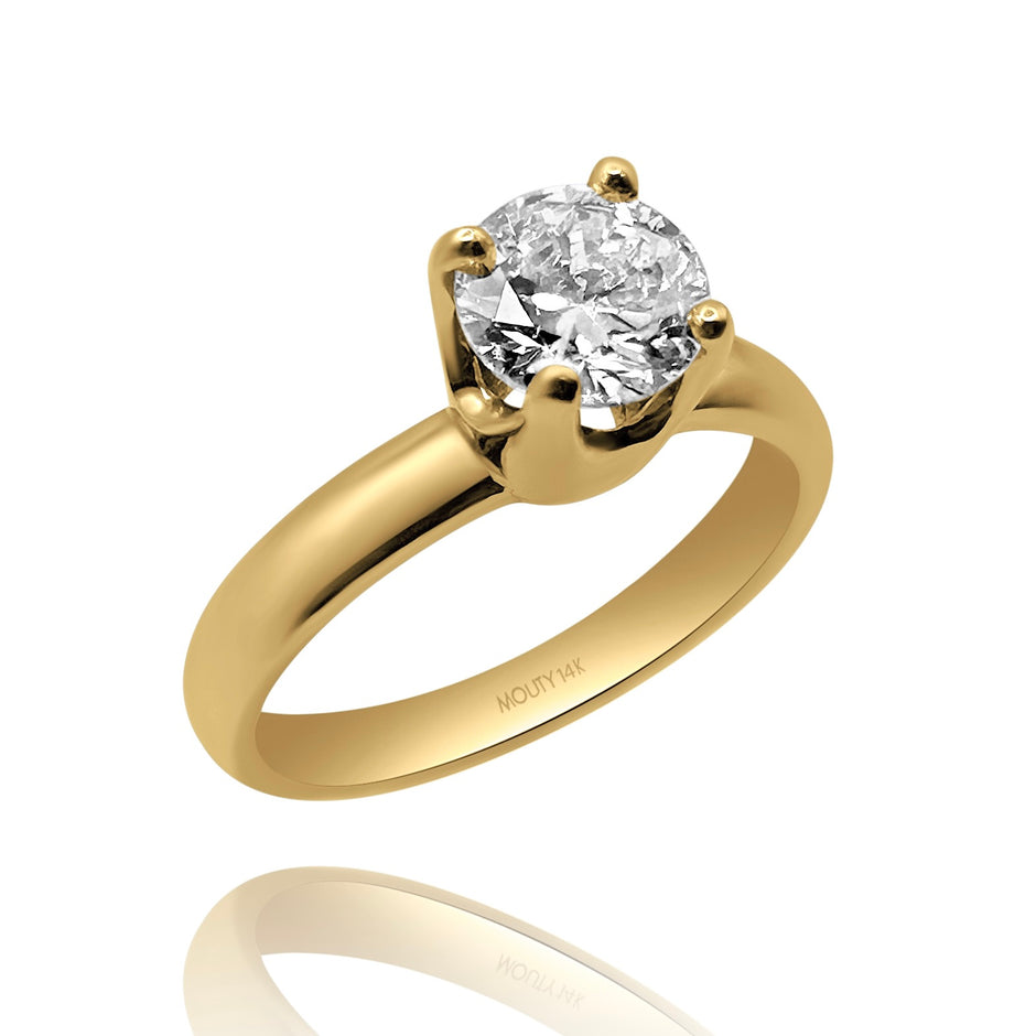 Anillo Isabella en oro 1.00 ct