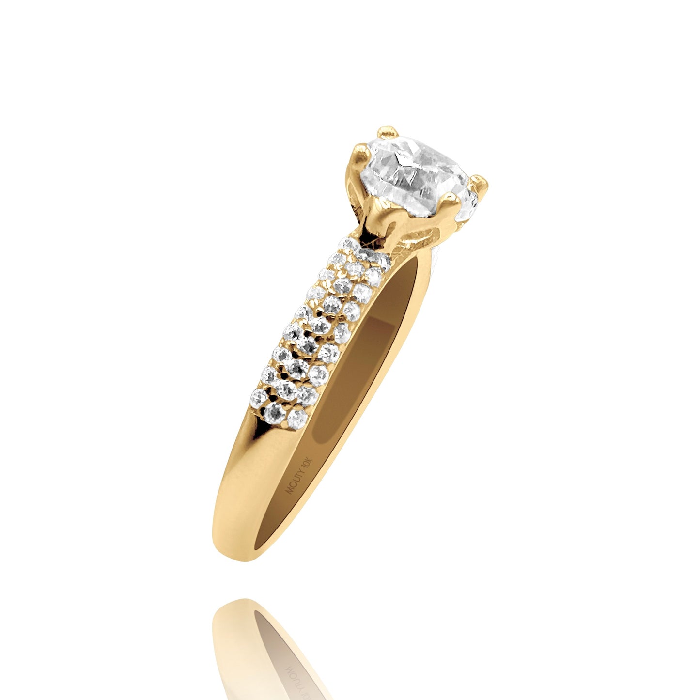 Anillo de compromiso en oro