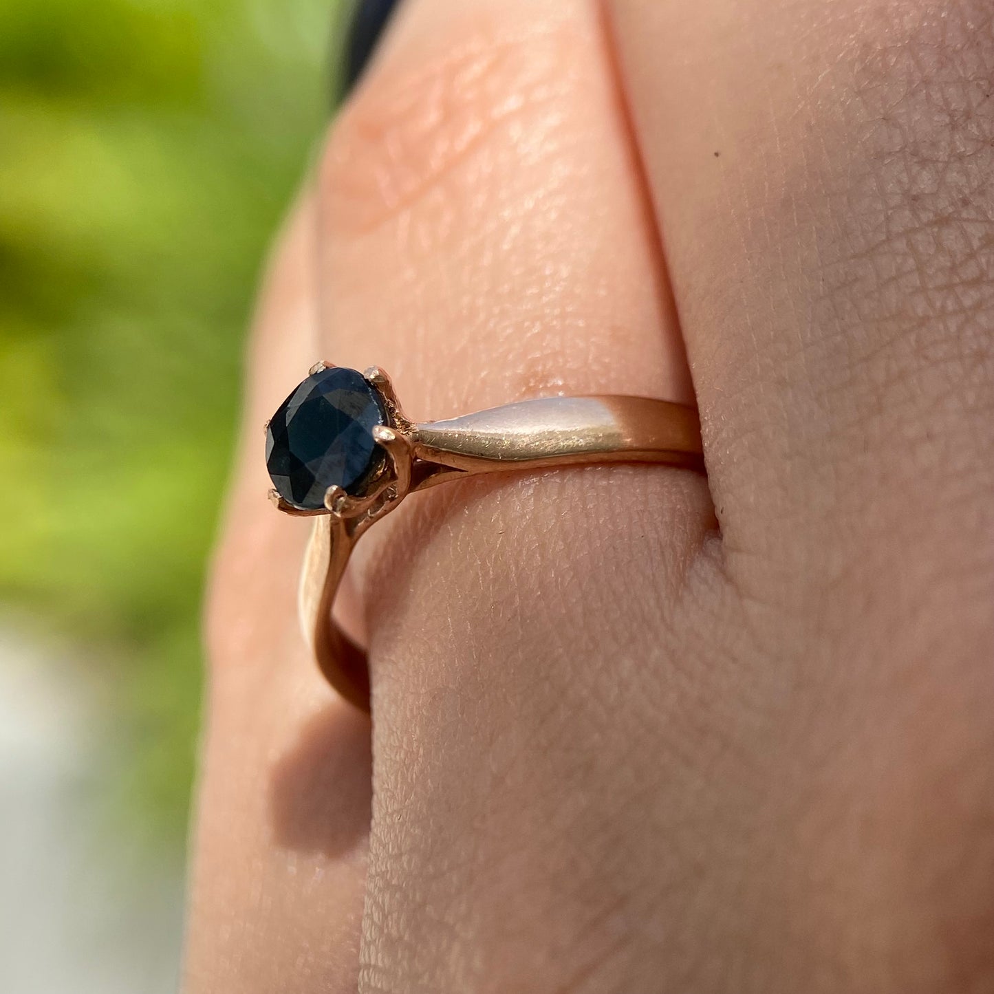 Anillo de compromiso en oro
