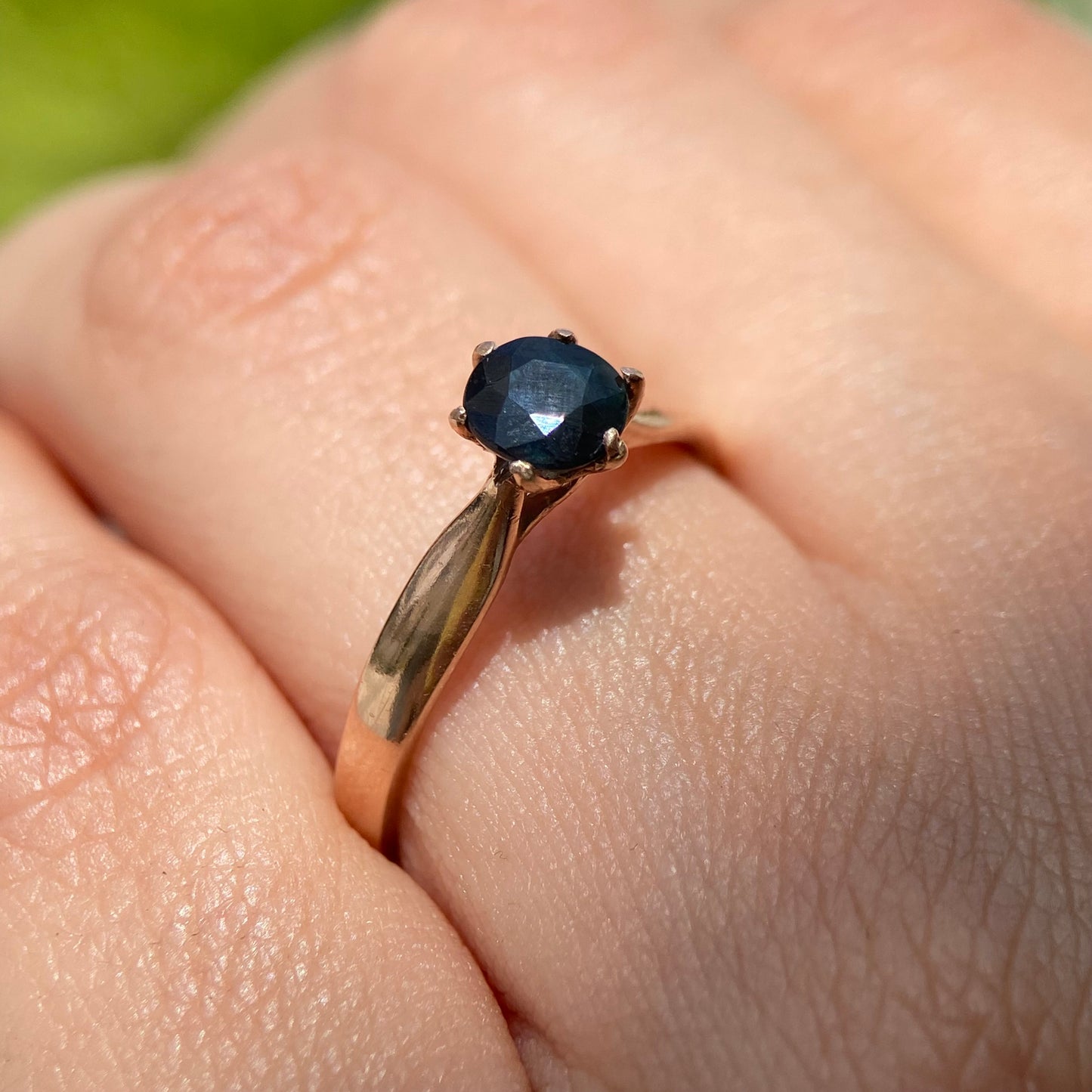 Anillo de compromiso en oro