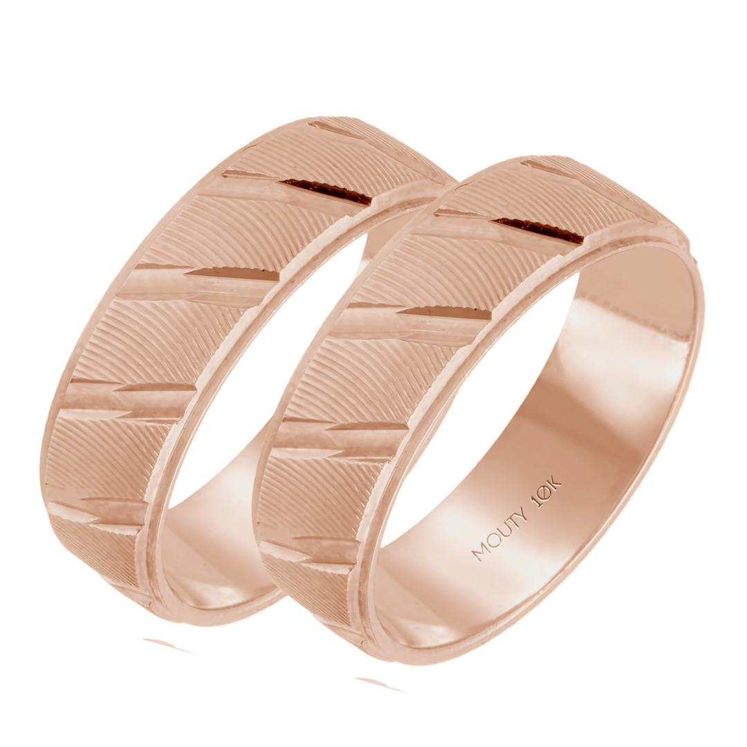 Par de argollas Richard en oro 6mm