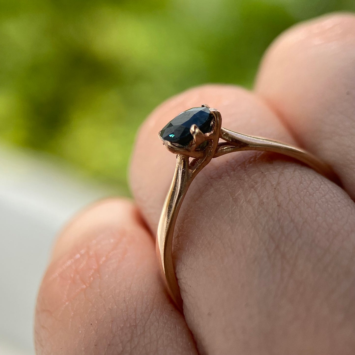 Anillo de compromiso en oro