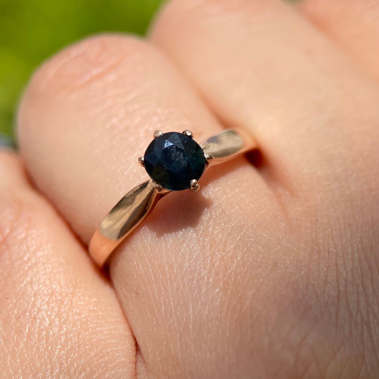 Anillo de compromiso en oro