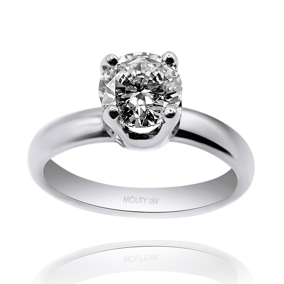 Anillo de compromiso en oro