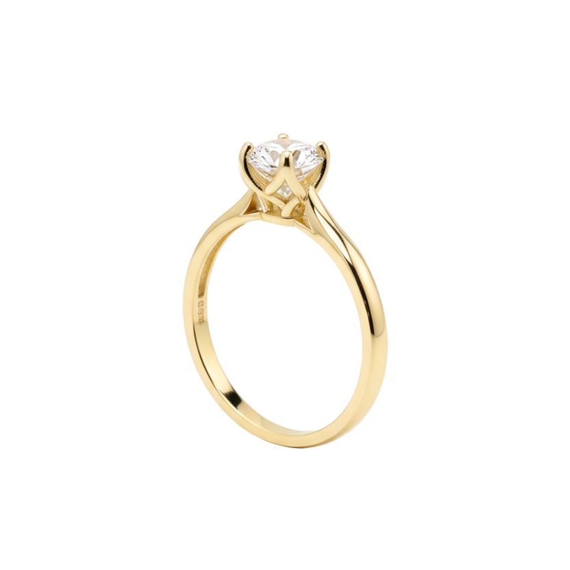 Anillo Magnolia en oro 1.00 ct