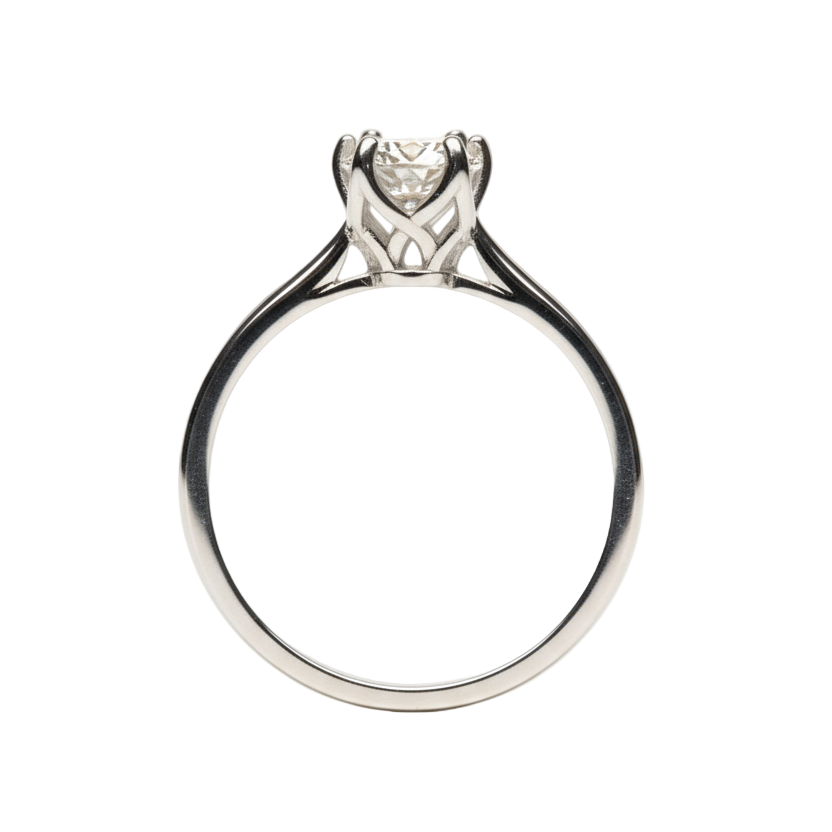 Anillo Magnolia en oro 1.00 ct