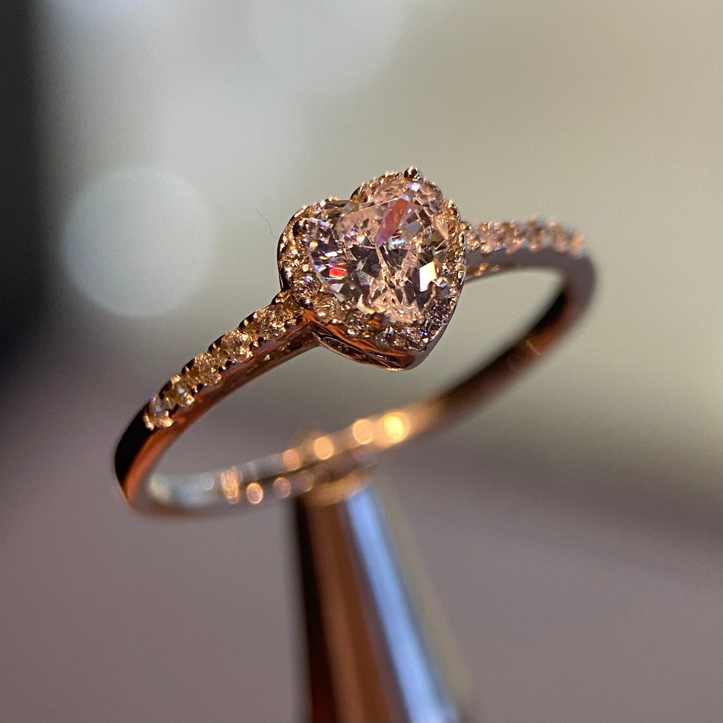 Anillo de compromiso en oro
