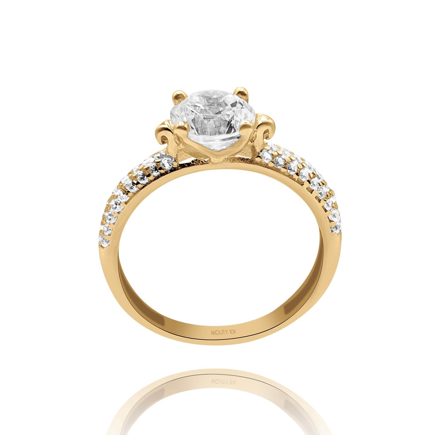 Anillo de compromiso en oro