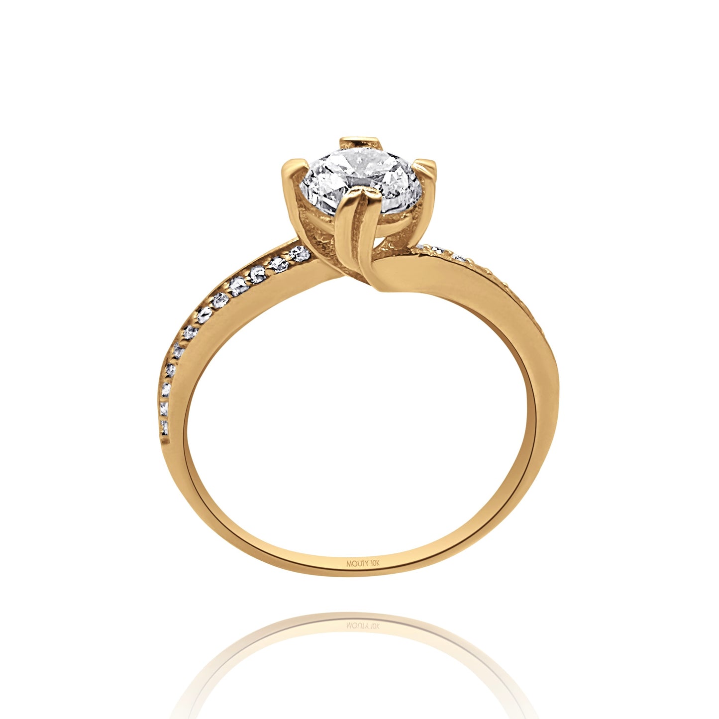 Anillo de compromiso en oro